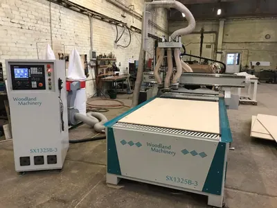 Frezavimo staklės CNC WOODLAND MACHINERY SX1325B-3