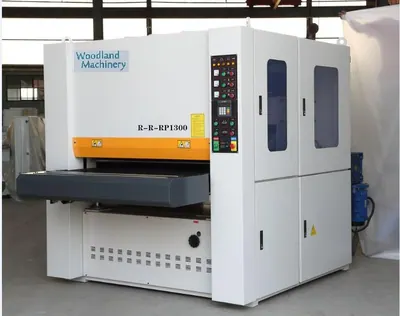 Plačiajuostės šlifavimo staklės su obliavimo velenu WOODLAND MACHINERY R-R-RP1300